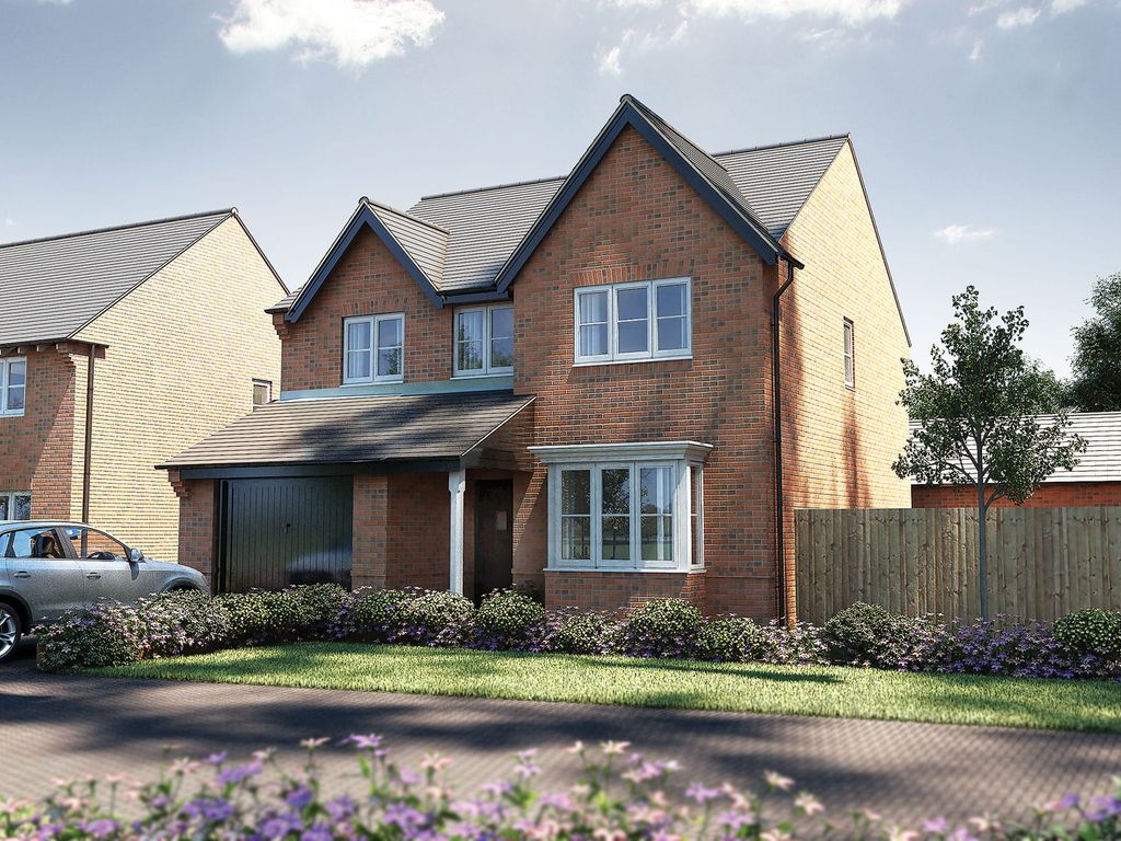 New home, 4 bed detached house for sale in "The Hemsby" at Muggleton