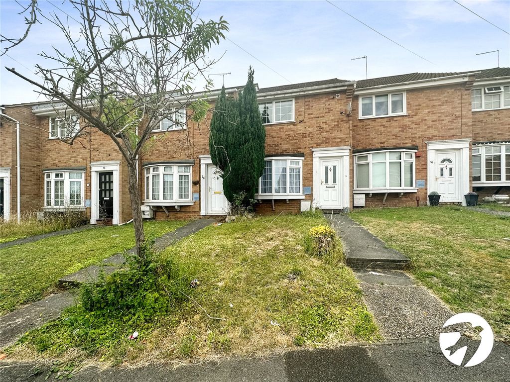 2 bed terraced house for sale in Elgin Gardens, Rochester, Kent ME2, £