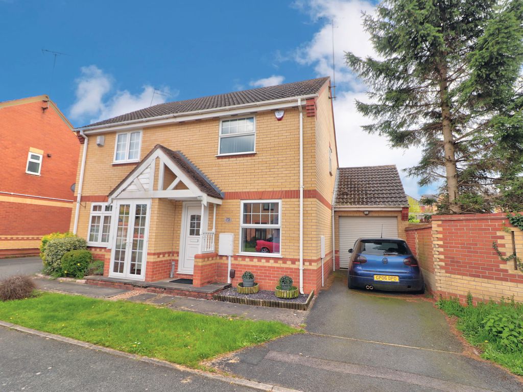 2 bed semidetached house for sale in Woodgate Drive, Chellaston, Derby