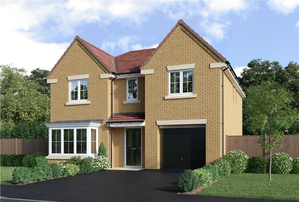 New home, 4 bed detached house for sale in "The Sherwood" at Flatts