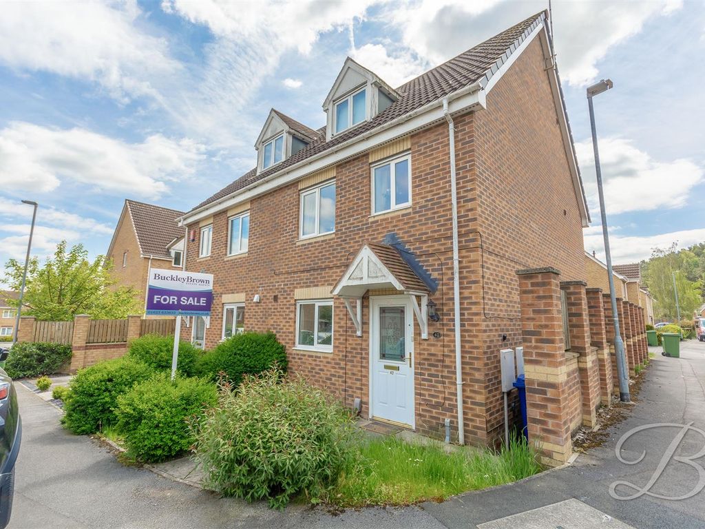 3 bed semidetached house for sale in Millrise Road, Mansfield NG18