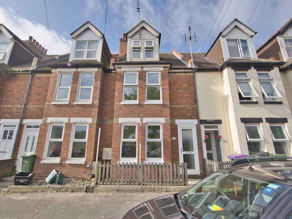 4 bed terraced house for sale in Morrison Road, Folkestone CT20, £