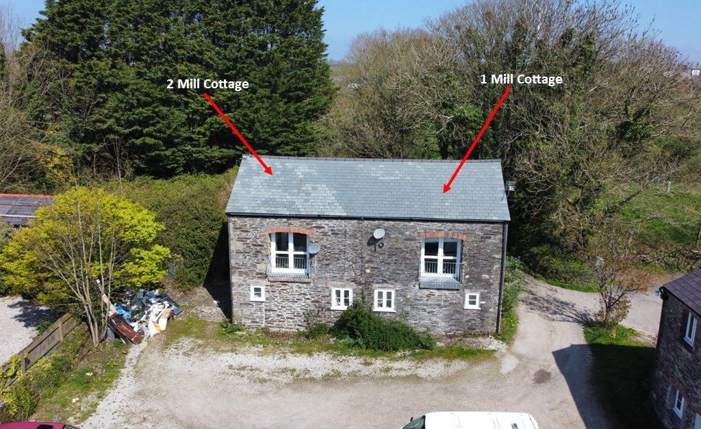 2 bed semidetached house for sale in Mill Cottage, Tremeale Barns, Daws House, Launceston PL15