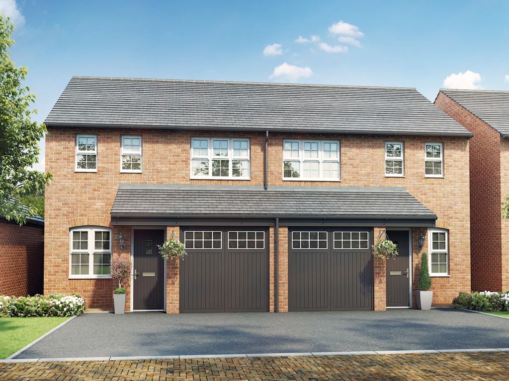 New home, 3 bed semidetached house for sale in "The Rufford" at
