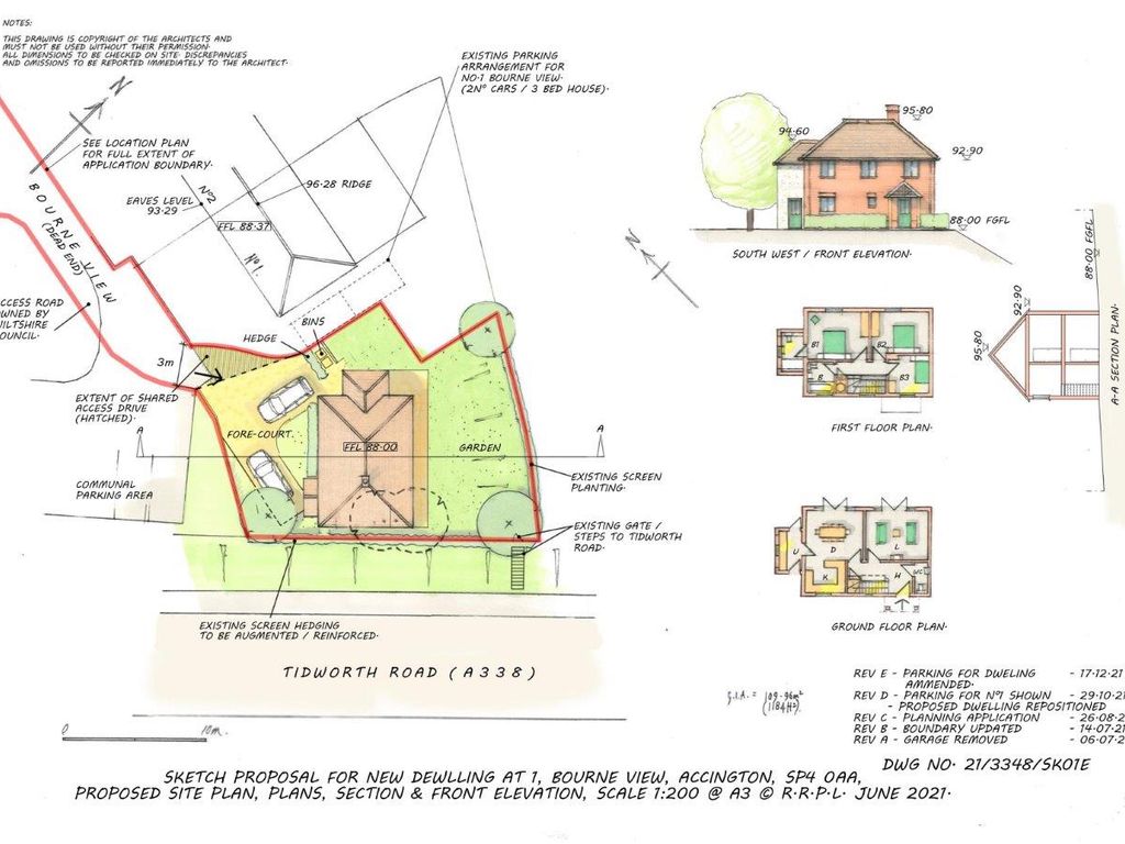 New home, 3 bed detached house for sale in Bourne View, Allington