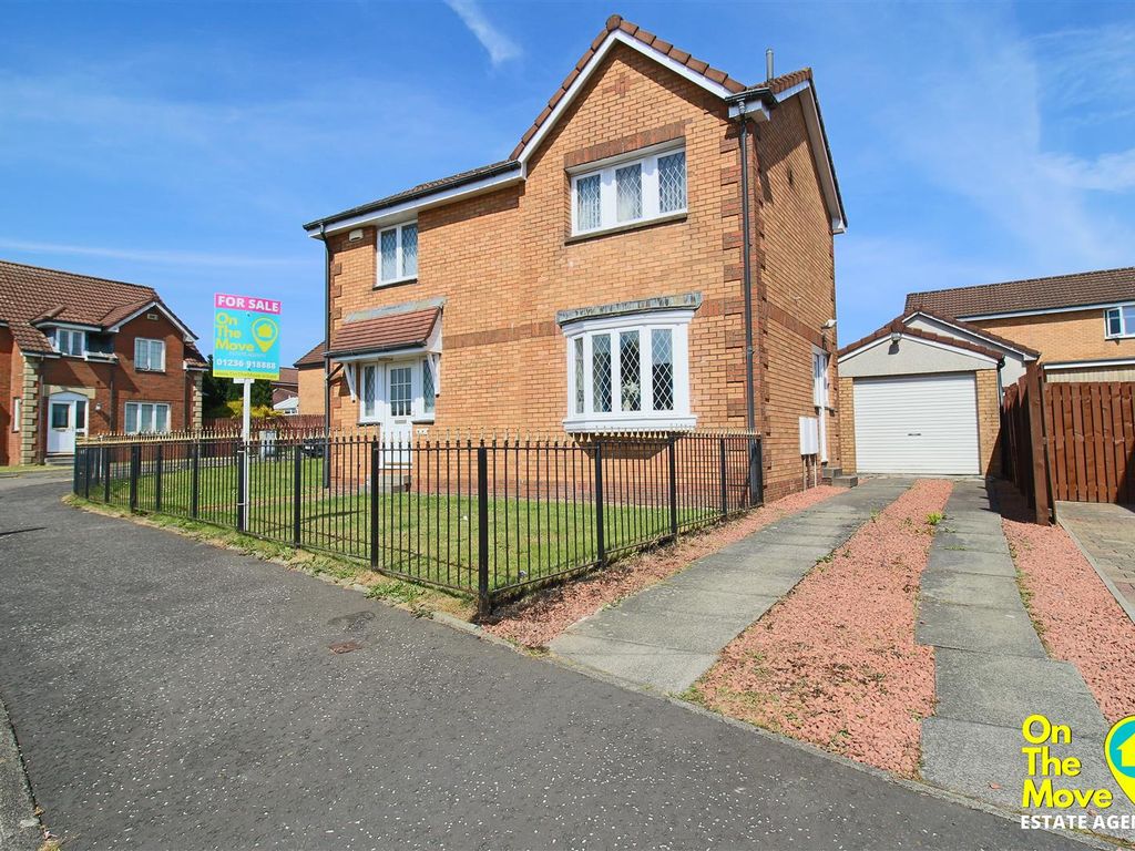3 bed detached house for sale in Moorfield Crescent, Airdrie ML6, £