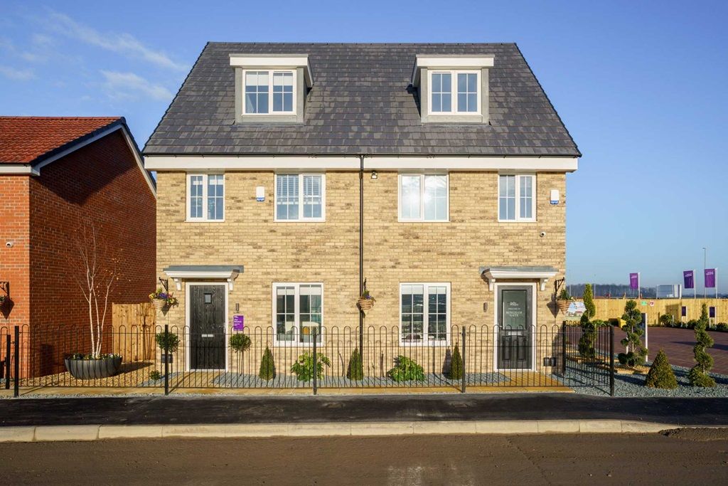 New home, 3 bed semidetached house for sale in "The Braxton Plot 121" at Chapel Lane, Bingham