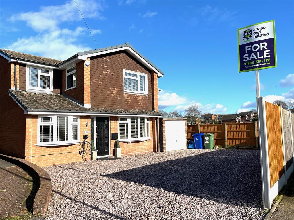 4 bed detached house for sale in Fairmount Way, Rugeley WS15, £290,000