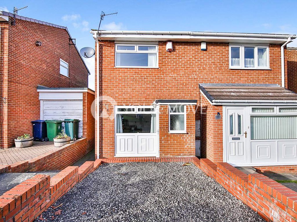 2 bed semidetached house for sale in Rosedale Road, Crawcrook Ryton