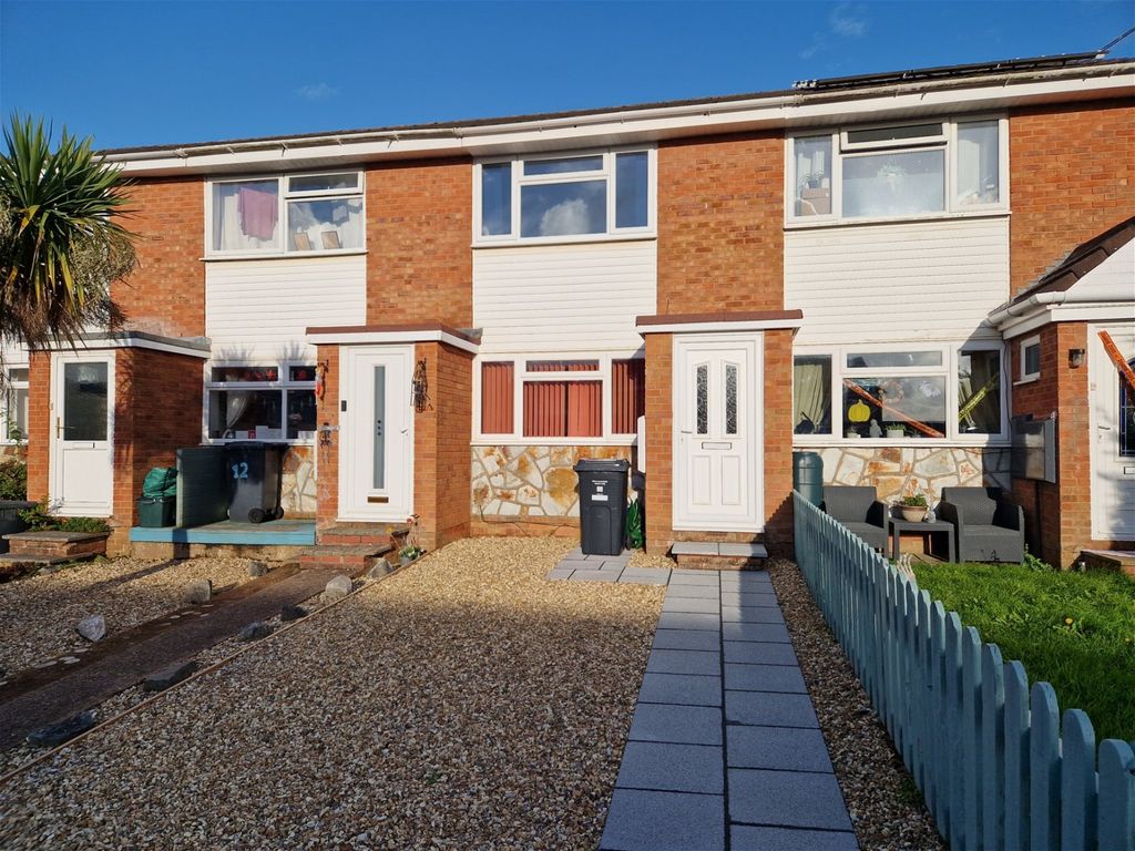 2 bed terraced house for sale in Poplar Close, Exmouth EX8, £235,000