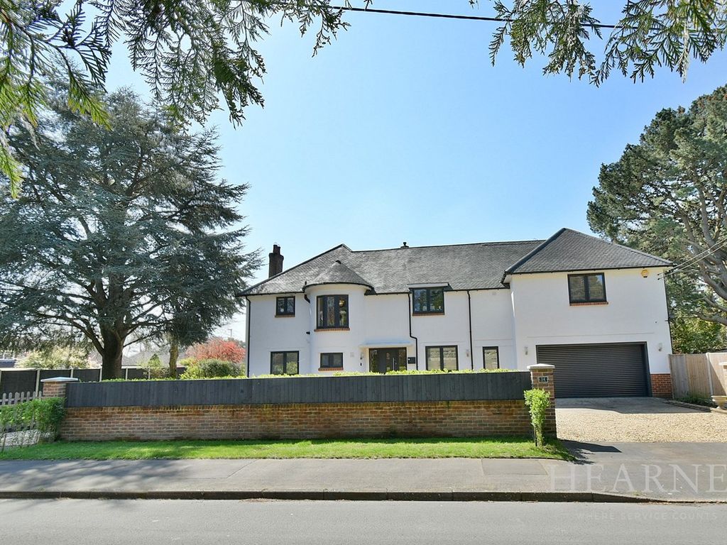 5 bed detached house for sale in Lone Pine Drive, West Parley, Ferndown