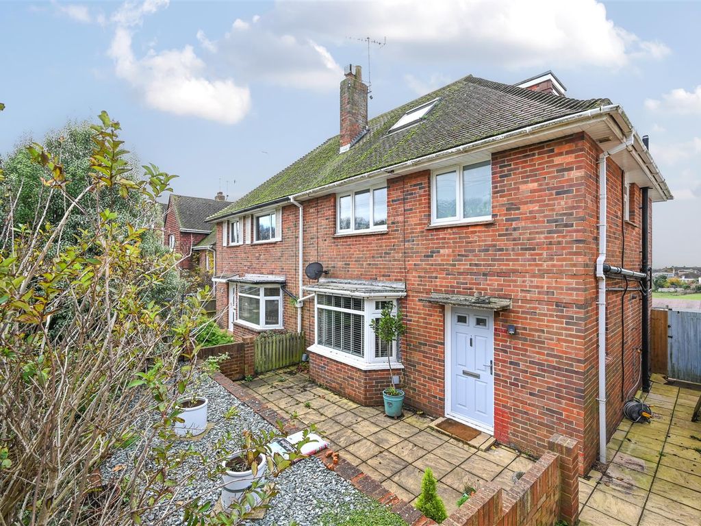 3 bed semidetached house for sale in Downsway, Southwick, Brighton