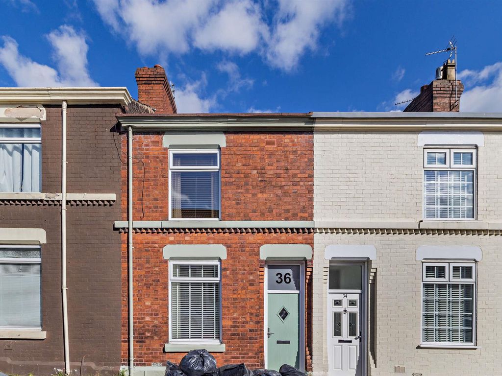 2 bed terraced house for sale in Vincent Street, St. Helens WA10, £