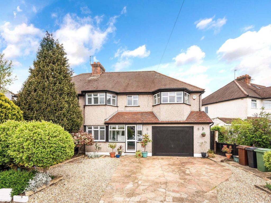 4 bed semidetached house for sale in Elm Way, Ewell, Epsom KT19, £