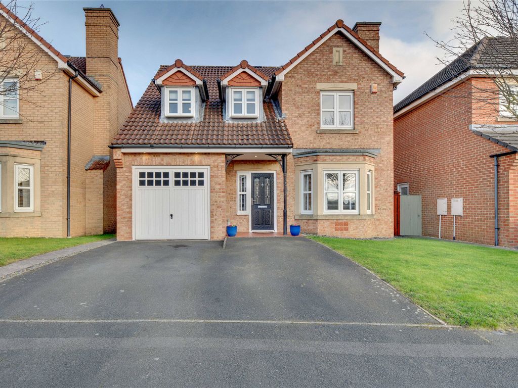 4 bed detached house for sale in Badgers Wood, Stanley, County Durham