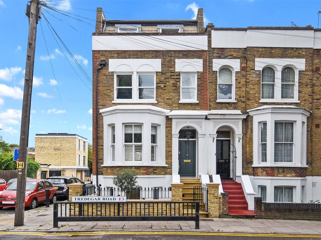 4 bed end terrace house for sale in Tredegar Road, Bow, London E3, £