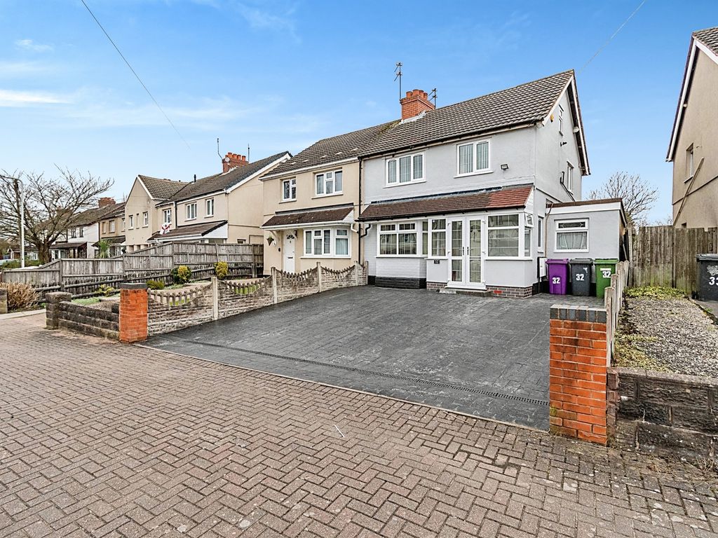 3 bed semidetached house for sale in Evans Street, Willenhall WV13
