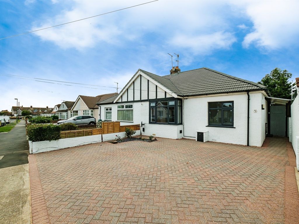 2 bed semidetached bungalow for sale in Elms Drive, Lancing BN15, £