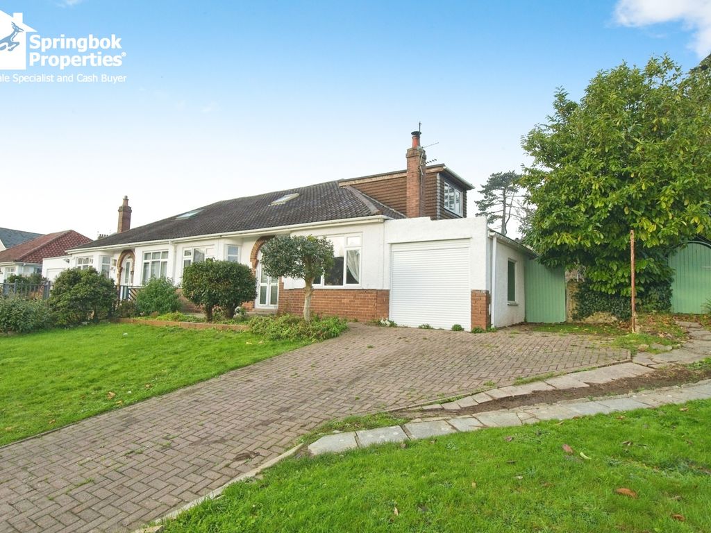 4 bed semidetached bungalow for sale in Parkfields Road, Bridgend, Mid