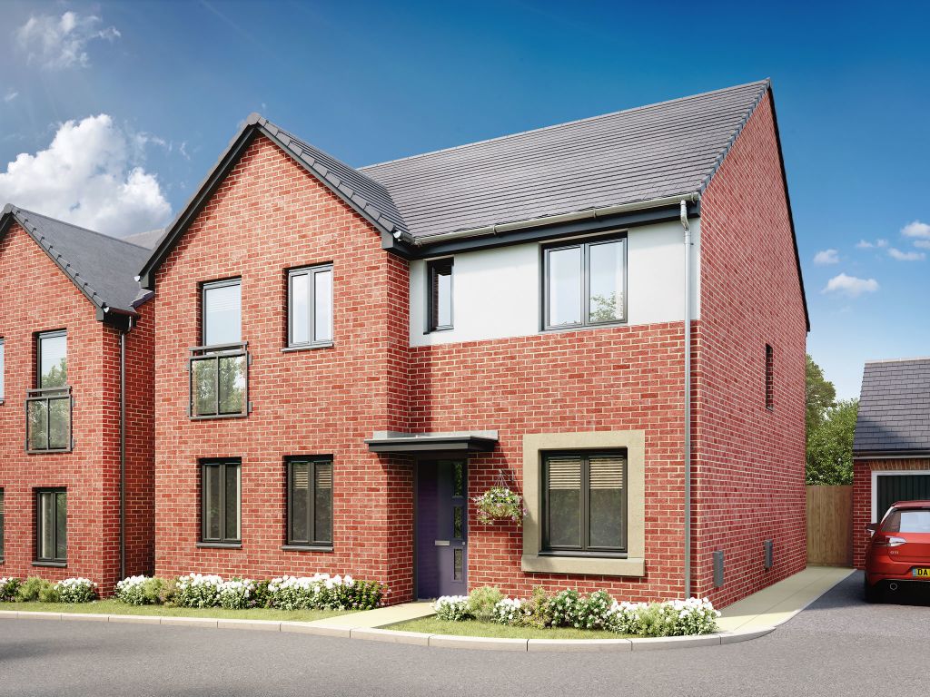New home, 4 bed detached house for sale in "The Mayfair" at Llantrisant