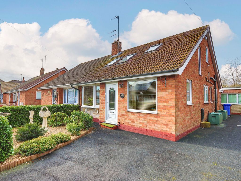 2 bed semidetached bungalow for sale in Windham Crescent, Wawne, Hull