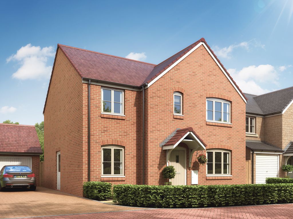 New home, 4 bed detached house for sale in "The Kielder" at Desborough