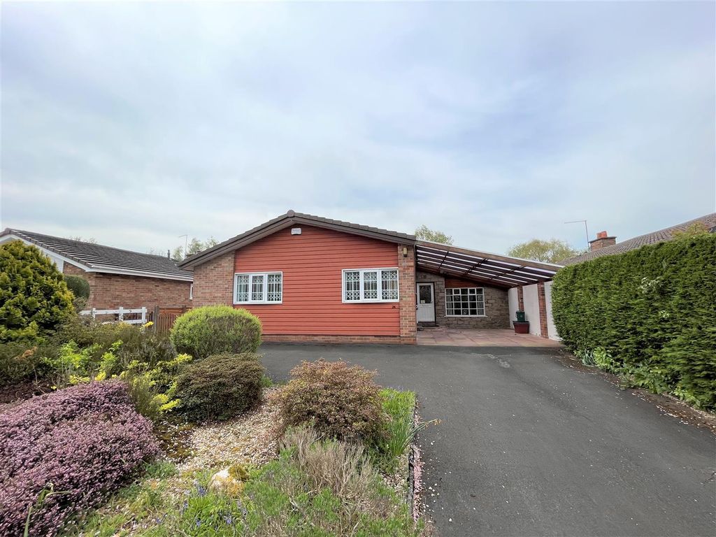 3 bed detached bungalow for sale in Appleton Drive, Whitmore, Newcastle