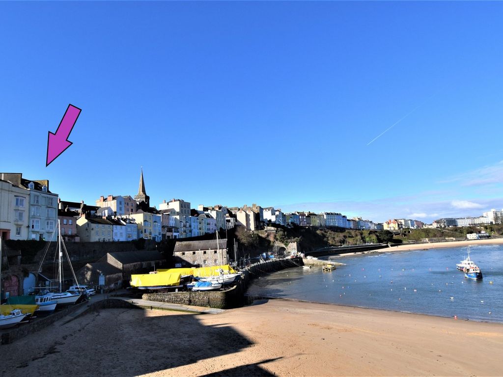2 bed flat for sale in 6 Sparta House, Crackwell St, Tenby SA70, £