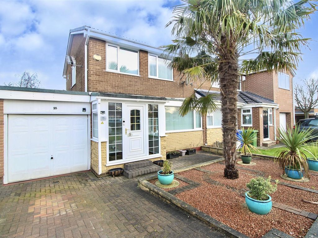 2 bed semidetached house for sale in Whernside Place, Cramlington NE23