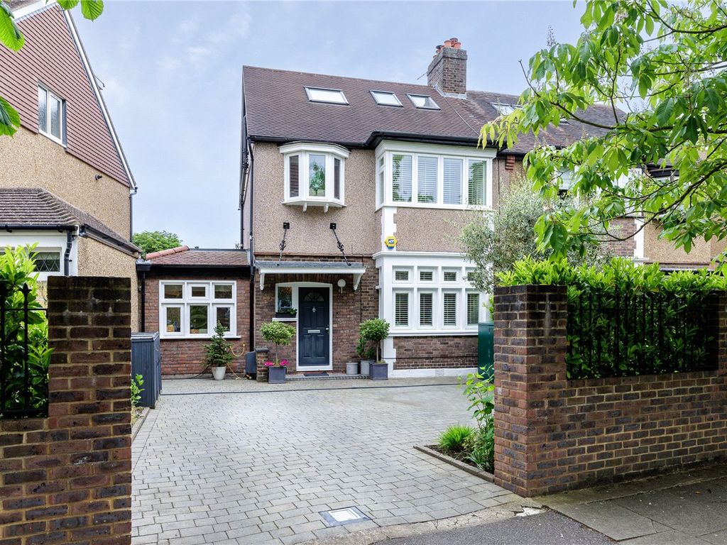 4 bed semidetached house for sale in Mostyn Road, London SW19, £