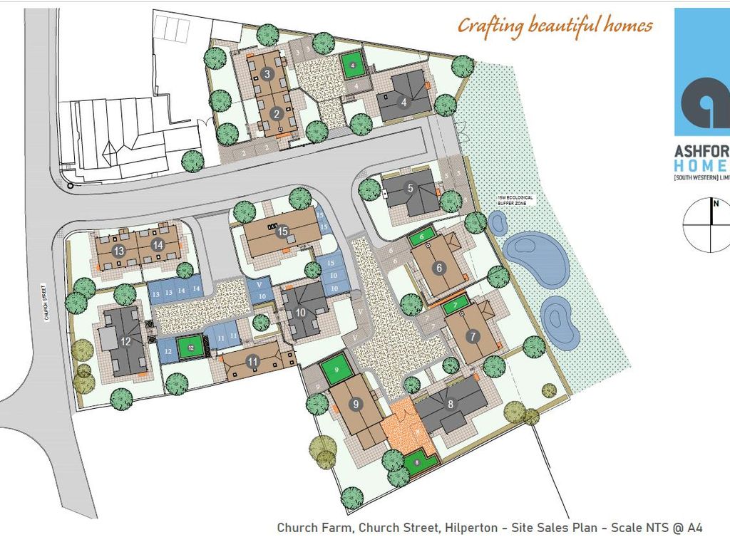 New home, 4 bed detached house for sale in Church Farm Close, Hilperton, Trowbridge BA14, £