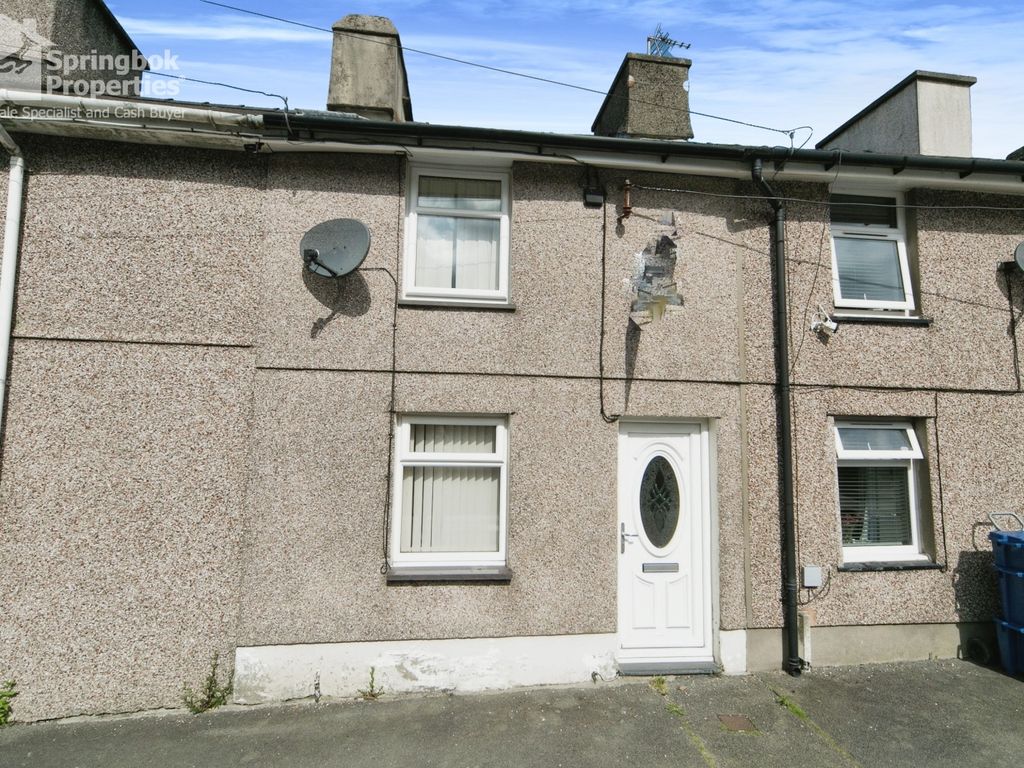 2 bed terraced house for sale in Tre Ddafydd, Caernarfon, Gwynedd LL54