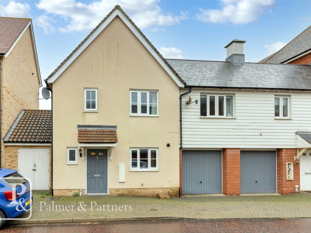3 bed semidetached house for sale in Fowler Road, Colchester, Essex