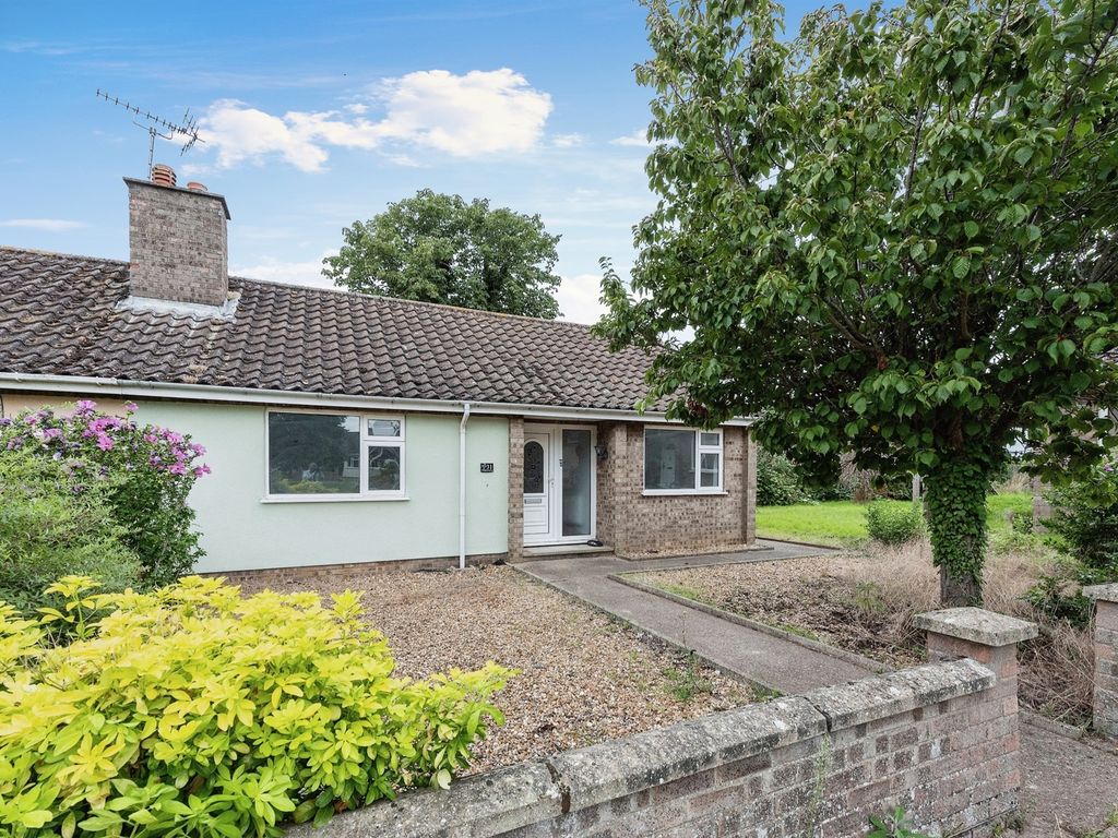 2 bed semidetached bungalow for sale in Wingfield Avenue, Lakenheath, Brandon IP27, £210,000