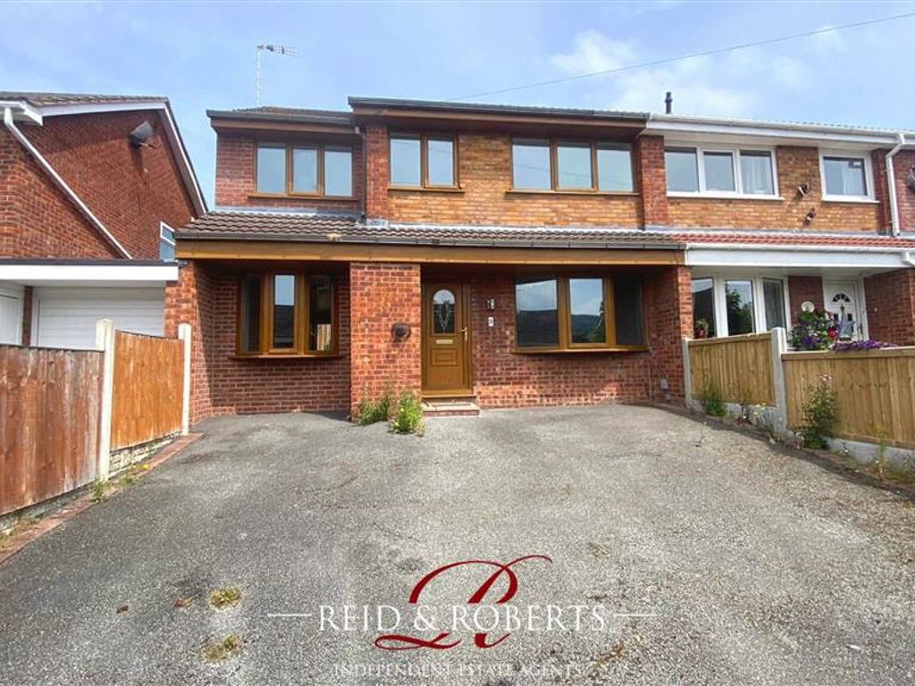 4 bed semidetached house for sale in Mountain Close, Hope, Wrexham