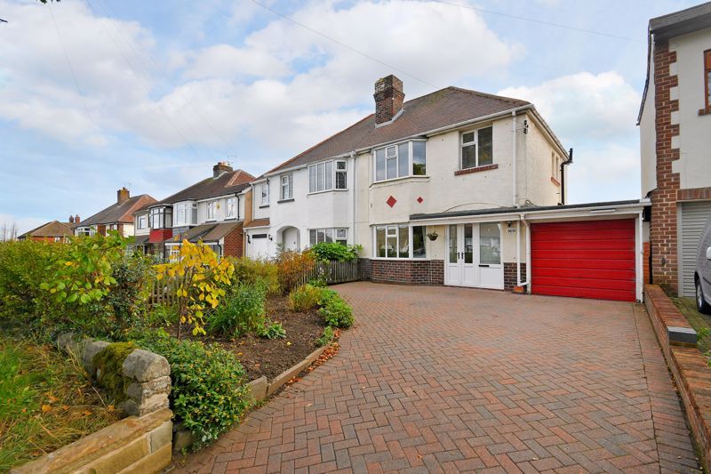 3 bed semidetached house for sale in Bradway Road, Bradway, Sheffield
