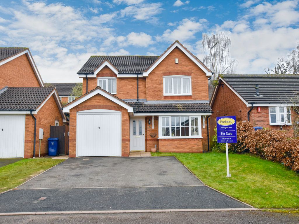 3 bed detached house for sale in Burntwood View, Loggerheads, Market