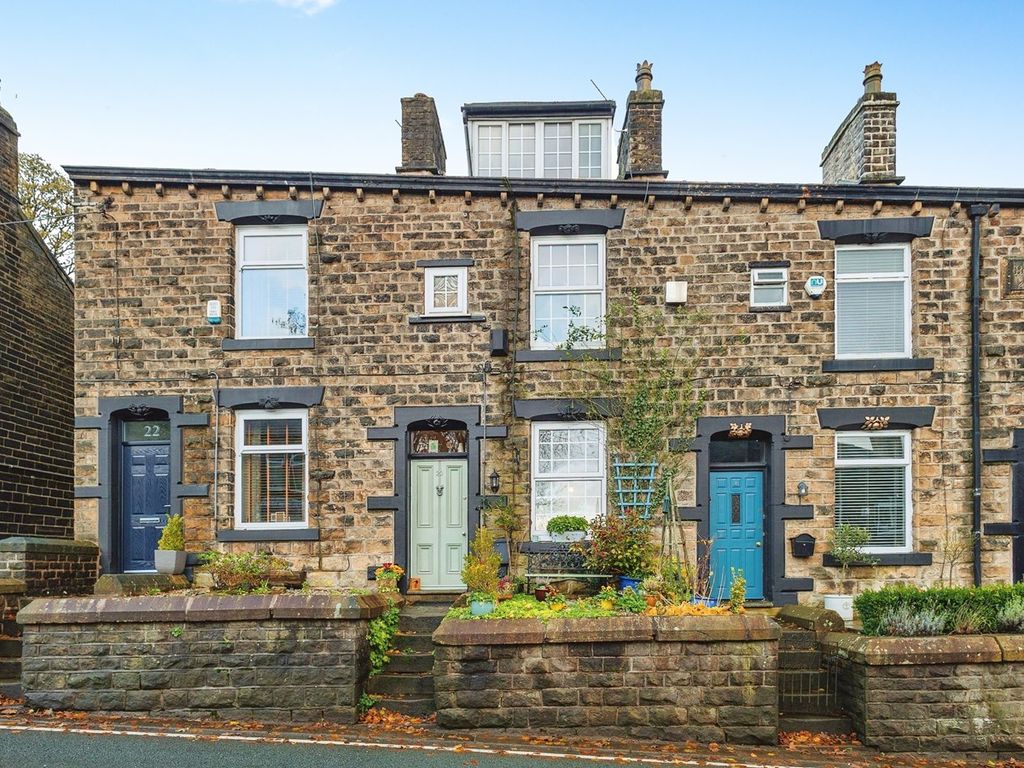 3 bed terraced house for sale in Huddersfield Road, Delph, Oldham OL3