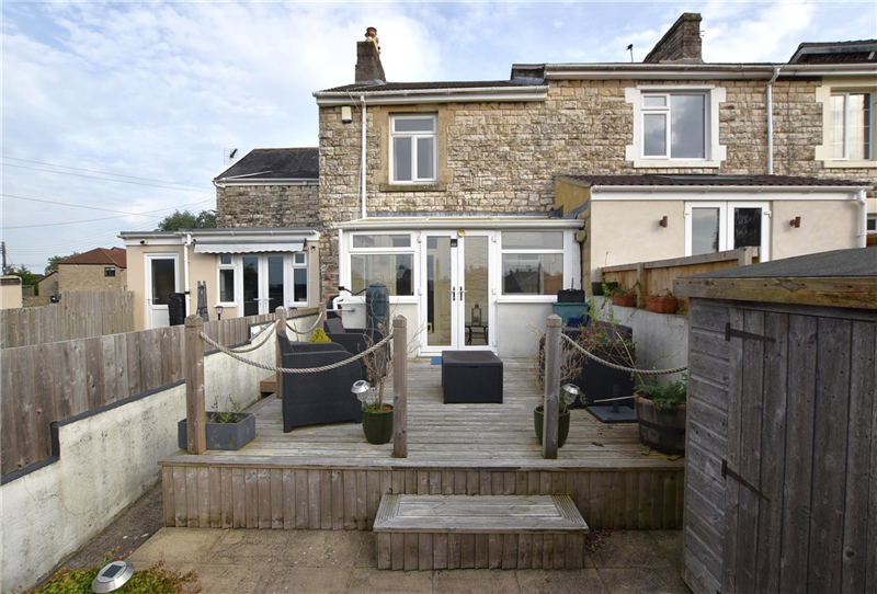2 bed terraced house for sale in Southfield, Radstock BA3, £255,000