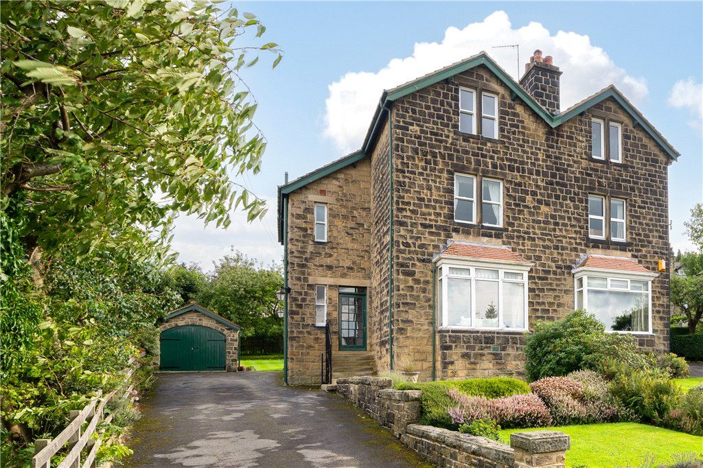 5 bed semidetached house for sale in Manley Road, Ilkley, West