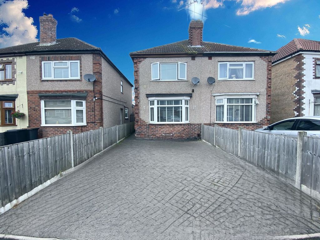 2 bed semidetached house for sale in Mount Drive, Bedworth CV12, £