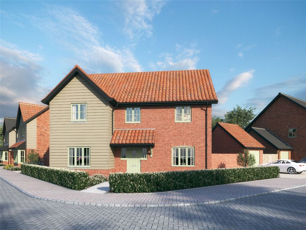 New home, 4 bed detached house for sale in Levington Lane, Bucklesham