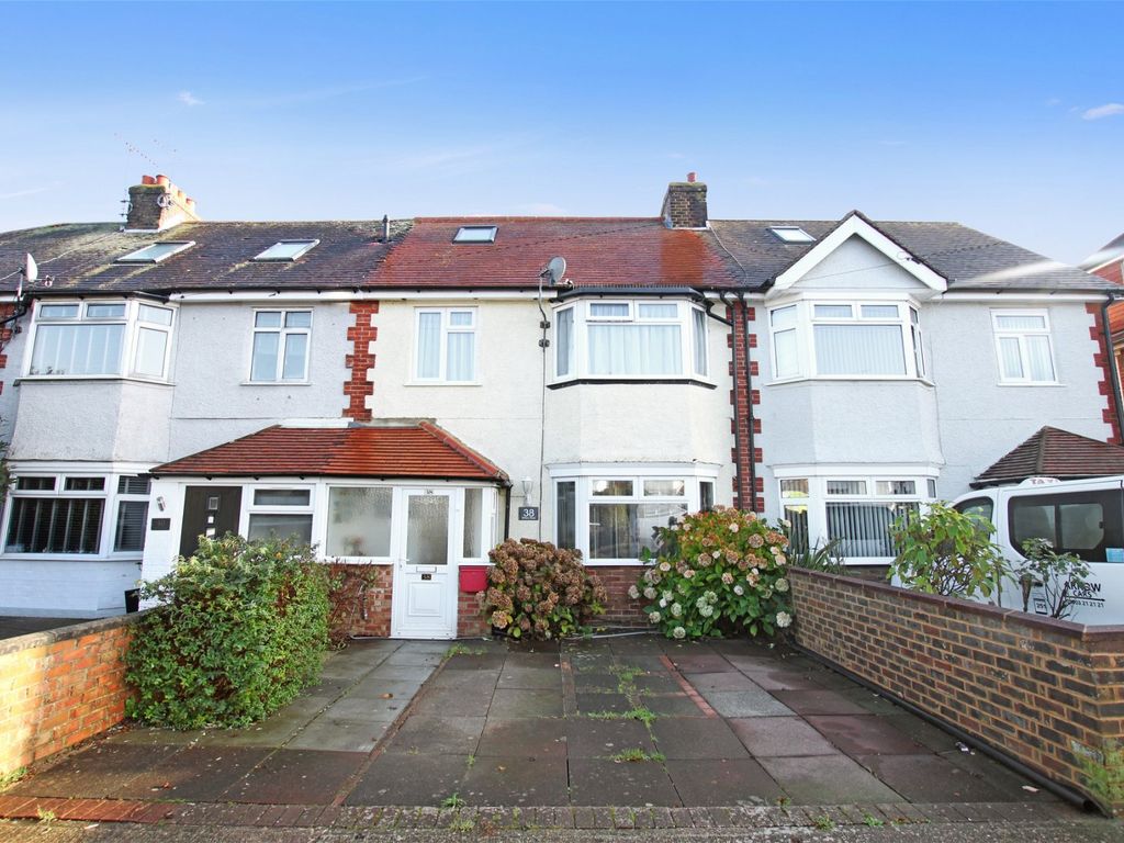 3 bed terraced house for sale in Brittany Road, Broadwater, Worthing