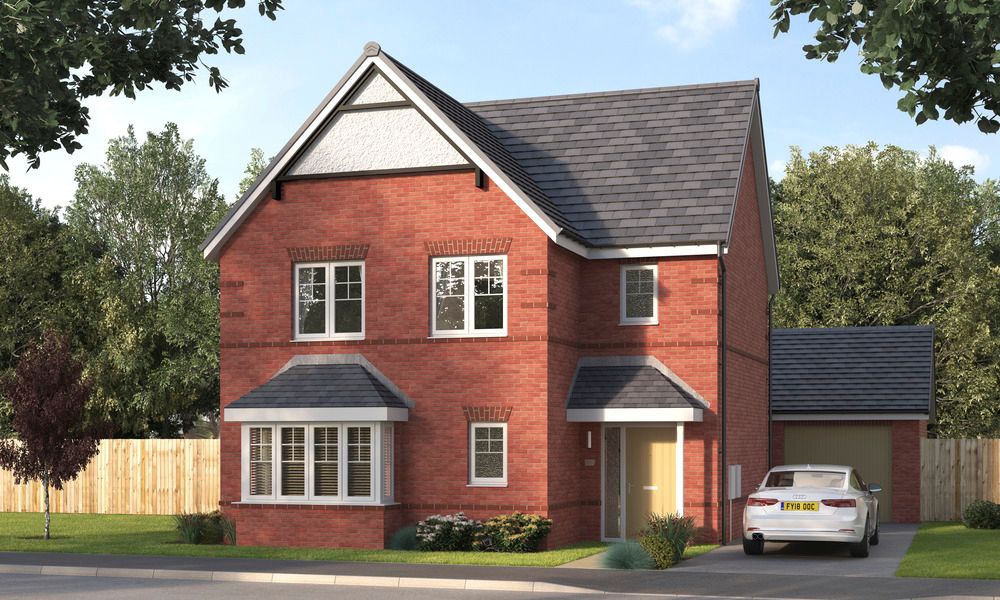 New home, 4 bed detached house for sale in Heath Lane, Earl Shilton