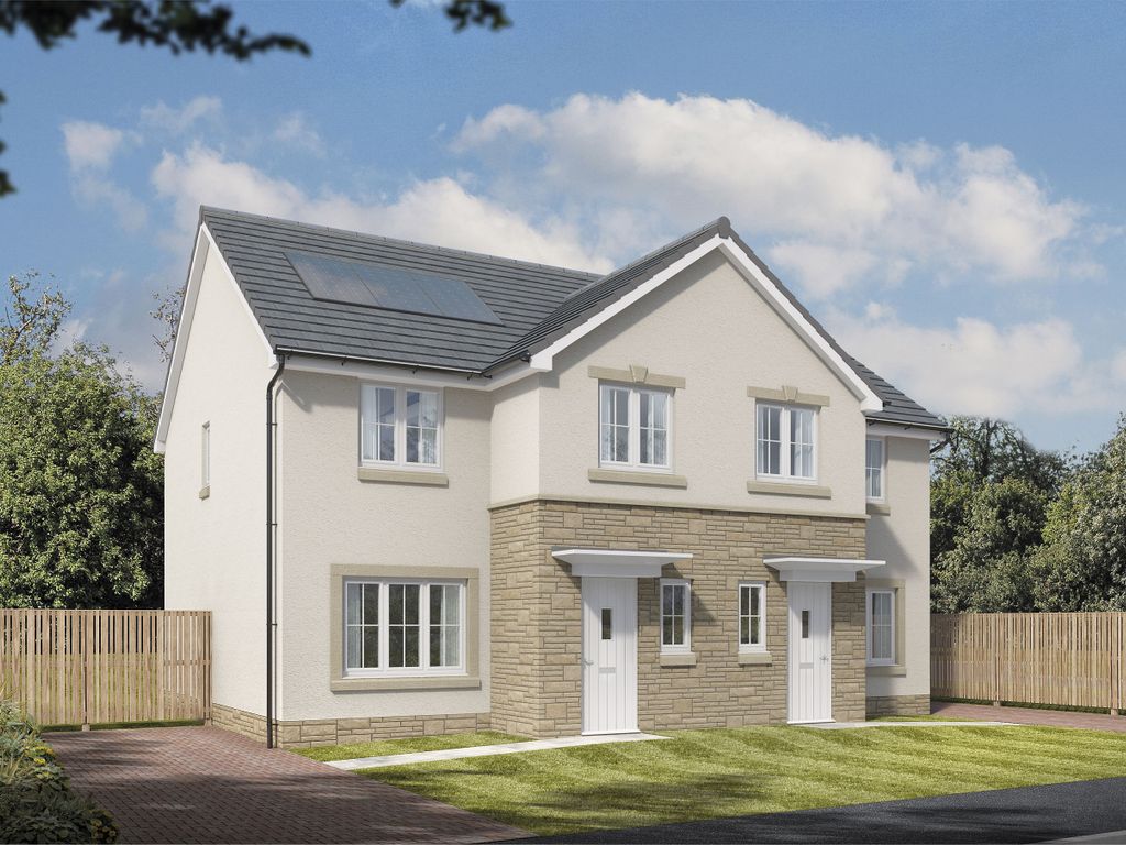 New home, 3 bed semidetached house for sale in "The Kinloch" at Kings