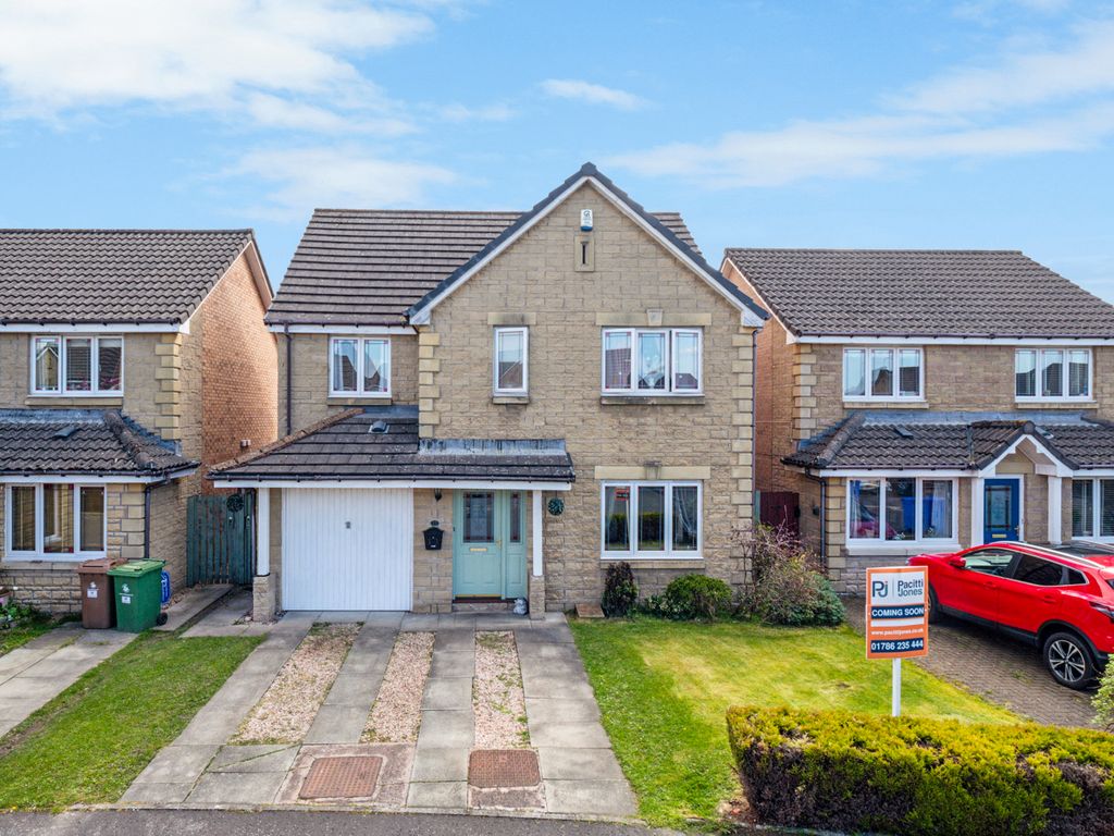4 bed detached house for sale in Harvest Street, Stirling FK9, £295,000