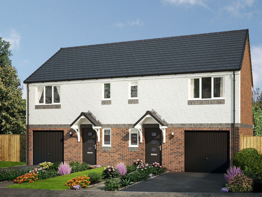 New home, 3 bed semidetached house for sale in "The Newton" at