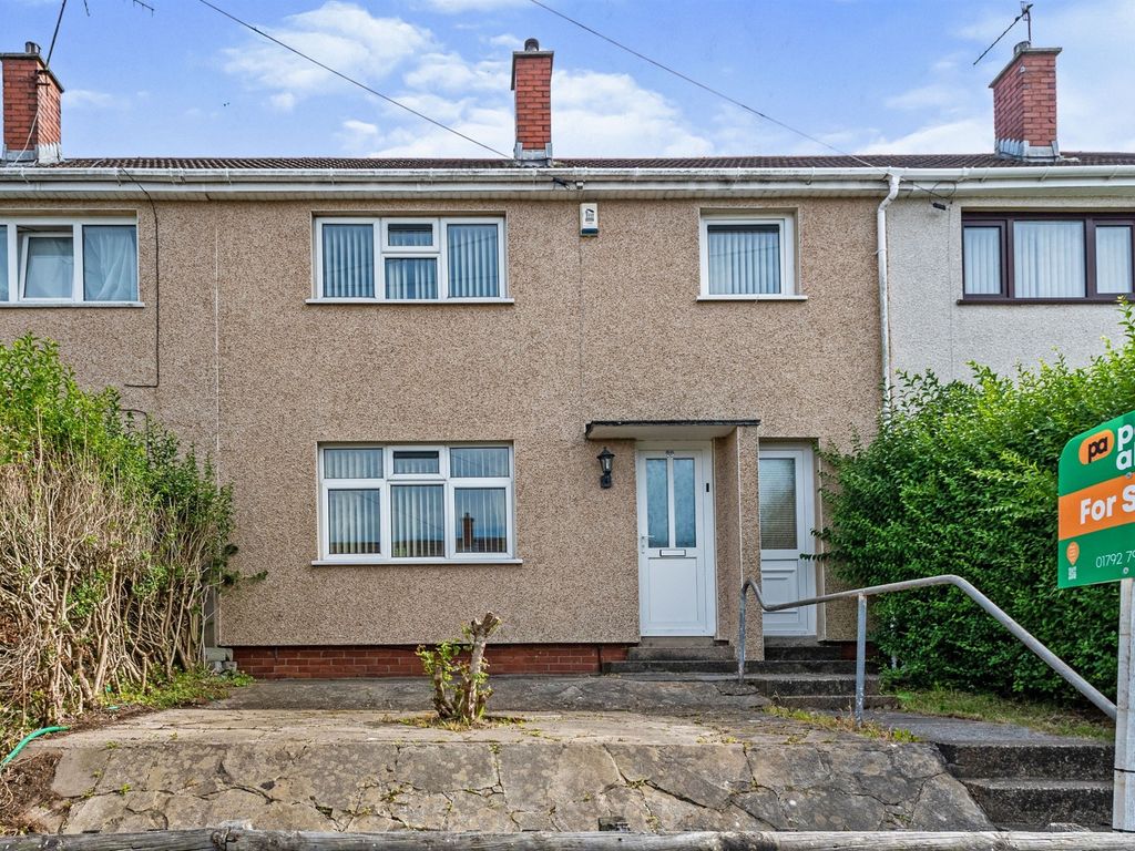 3 bed terraced house for sale in Tynycae Road, Llansamlet, Swansea SA7