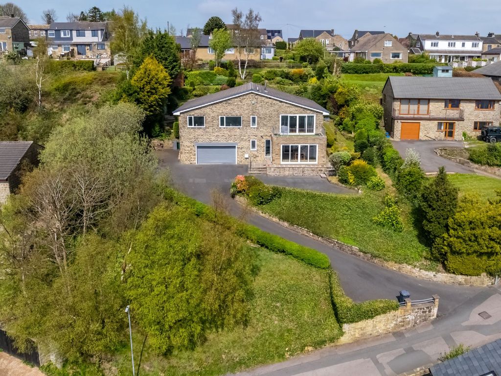 4 bed detached house for sale in Pike Law Lane, Golcar, Huddersfield