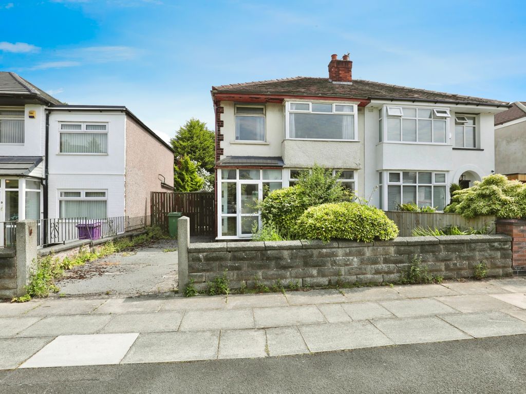 3 bed semidetached house for sale in Padstow Road, Liverpool L16, £